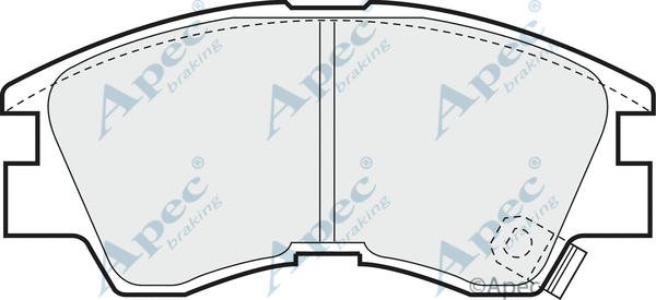 Brake Pad Set, disc brake (PAD717)