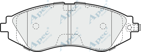 Brake Pad Set, disc brake (PAD980)