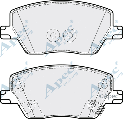 Brake Pad Set, disc brake (PAD2138)