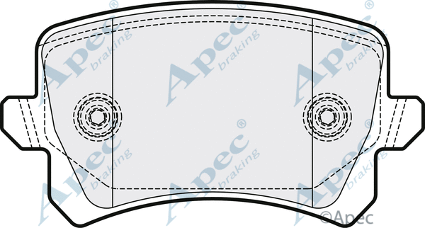 Brake Pad Set, disc brake (PAD2190)