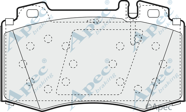 Brake Pad Set, disc brake (PAD1153)