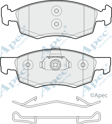 Brake Pad Set, disc brake (PAD2017)