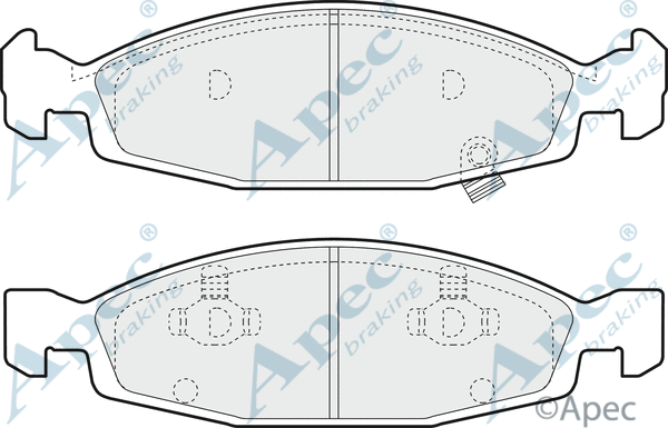 Brake Pad Set, disc brake (PAD1131)