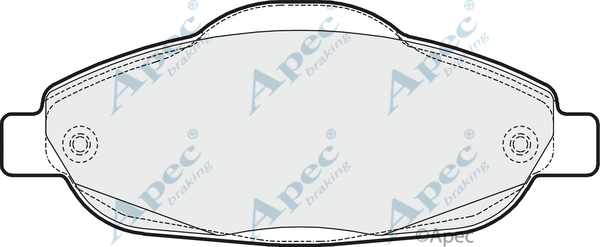 Brake Pad Set, disc brake (PAD1609)