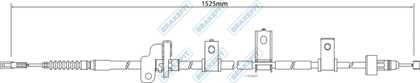 Cable Pull, parking brake (BBC3254)
