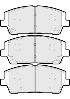 Brake Pad Set, disc brake (PD3935)