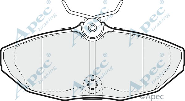 Brake Pad Set, disc brake (PAD1226)