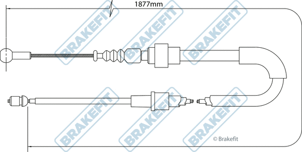 Cable Pull, parking brake (BBC3547)