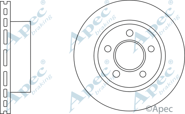 Brake Disc (DSK2763)
