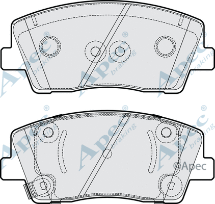 Brake Pad Set, disc brake (PAD2264)