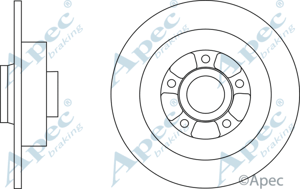 Brake Disc (DSK2822)