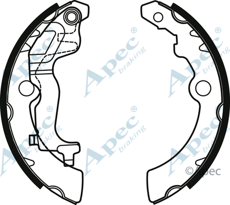 Brake Shoe Set (SHU809)