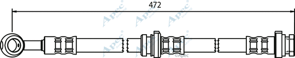 Brake Hose (HOS3456)