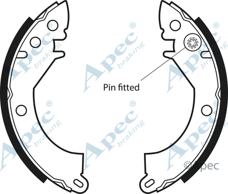 Brake Shoe Set (SHU436)