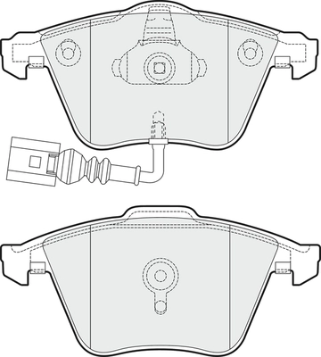 Brake Pad Set, disc brake (PD3580)