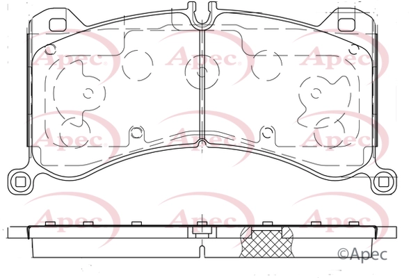 Brake Pad Set, disc brake (PAD2429)
