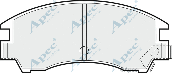Brake Pad Set, disc brake (PAD481)