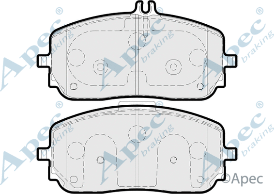 Brake Pad Set, disc brake (PAD2245)