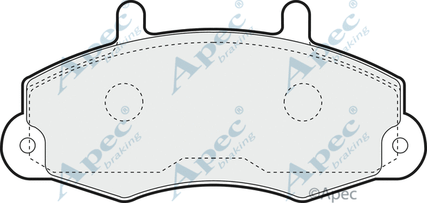Brake Pad Set, disc brake (PAD728)