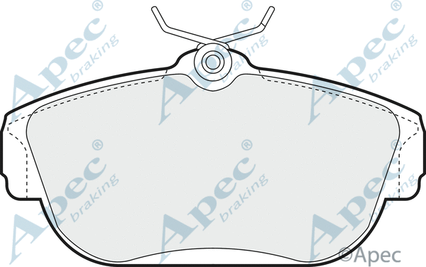 Brake Pad Set, disc brake (PAD755)