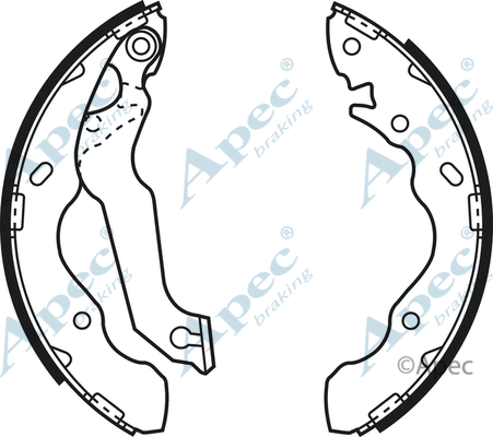 Brake Shoe Set (SHU643)
