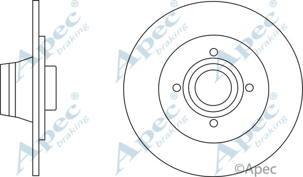 Brake Disc (DSK2943)