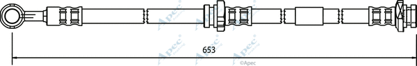 Brake Hose (HOS3622)