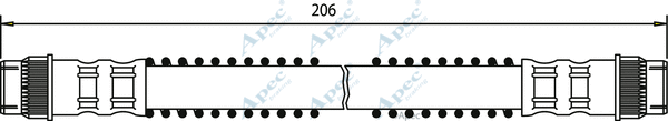 Brake Hose (HOS3255)