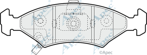 Brake Pad Set, disc brake (PAD1145)
