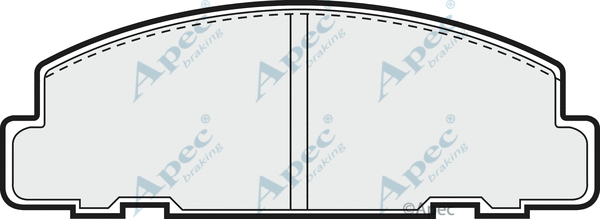 Brake Pad Set, disc brake (PAD714)