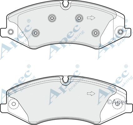 Brake Pad Set, disc brake (PAD1836)