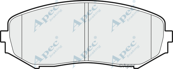 Brake Pad Set, disc brake (PAD1596)