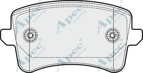 Brake Pad Set, disc brake (PAD1655)