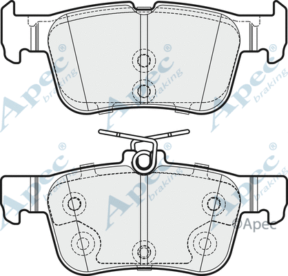 Brake Pad Set, disc brake (PAD1960)