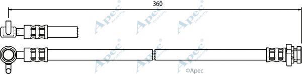 Brake Hose (HOS3644)