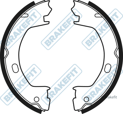 Brake Shoe Set, parking brake (BSH1121)