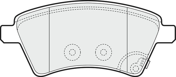 Brake Pad Set, disc brake (PD3640)
