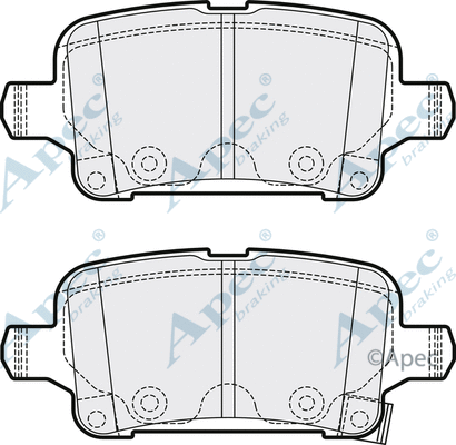 Brake Pad Set, disc brake (PAD2126)