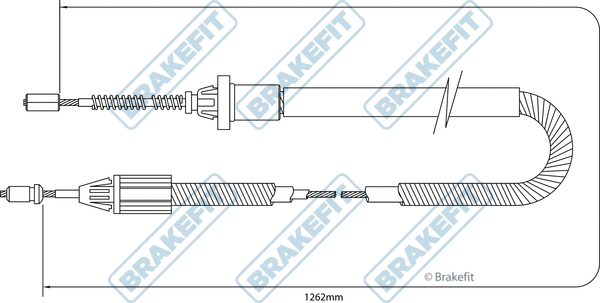 Cable Pull, parking brake (BBC3359)