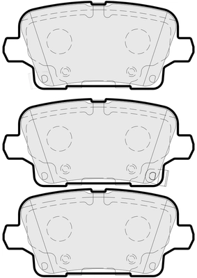 Brake Pad Set, disc brake (PD3921)