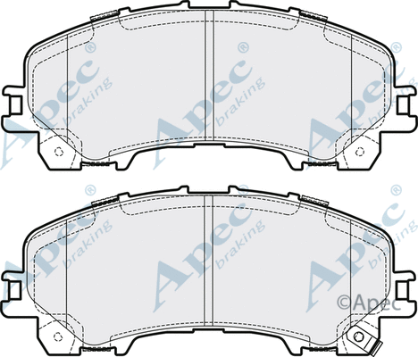 Brake Pad Set, disc brake (PAD2132)