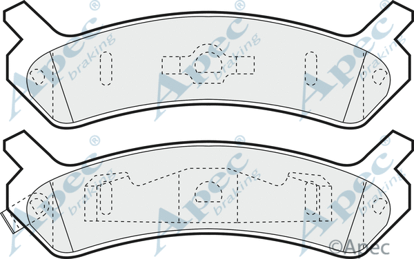 Brake Pad Set, disc brake (PAD750)