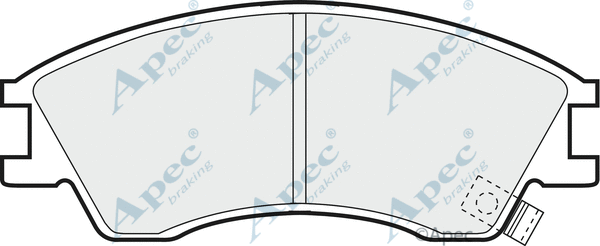 Brake Pad Set, disc brake (PAD741)