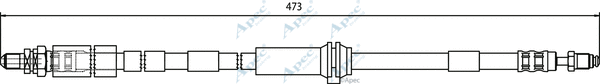 Brake Hose (HOS3728)