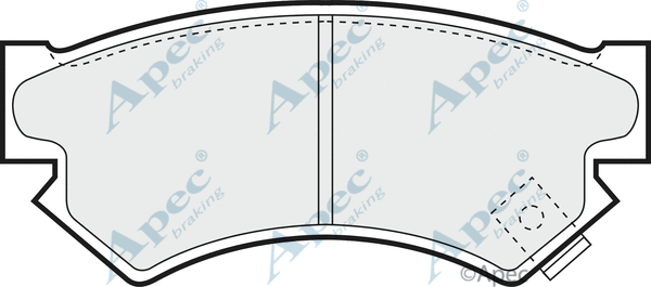Brake Pad Set, disc brake (PAD747)