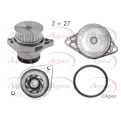 Water Pump, engine cooling (AWP1033)