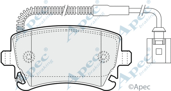 Brake Pad Set, disc brake (PAD1367)
