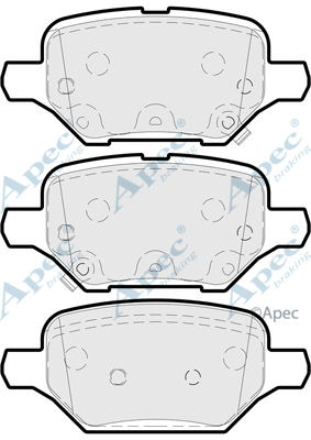 Brake Pad Set, disc brake (PAD2243)
