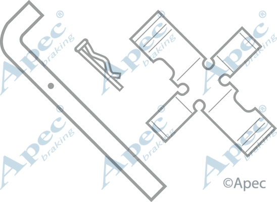 Accessory Kit, disc brake pad (KIT287)