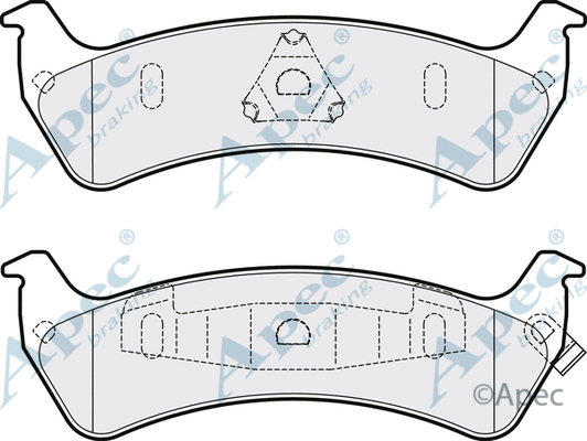 Brake Pad Set, disc brake (PAD1013)